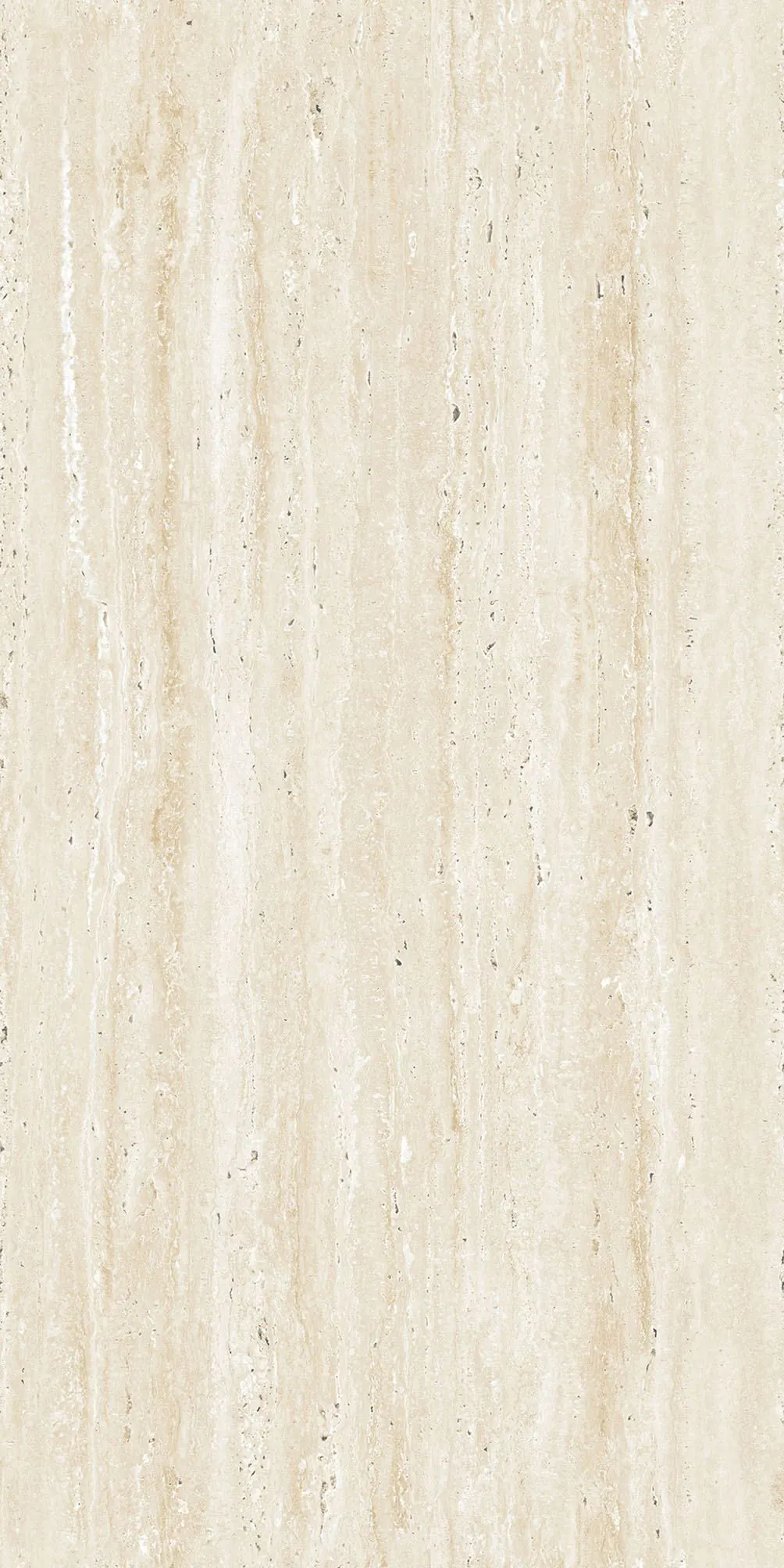 Cream travertine-look ceramic tile face